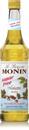 MONIN Hazelnut Sugar Free syrup