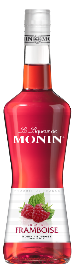 MONIN Raspberry liqueur bottle