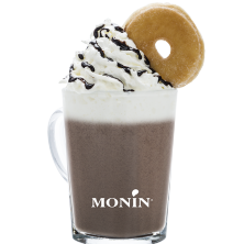 latte donut hot chocolate monin