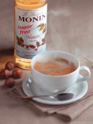 MONIN Hazelnut Sugar Free syrup