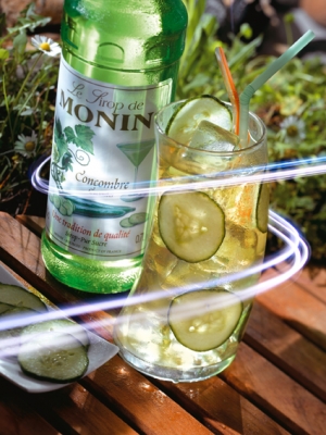 MONIN Cucumber syrup ambiant