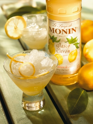 MONIN Glasco Lemon syrup ambiant