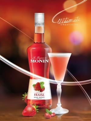 MONIN Strawberry liqueur ambiant