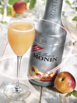 Le Fruit de MONIN Peach ambiant