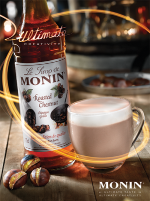MONIN Roasted Hazelnut syrup ambiant