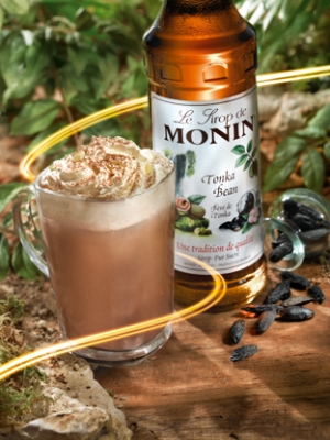 MONIN Tonka Bean Hot chocolate