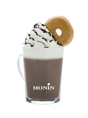 latte donut hot chocolate monin latte donut hot chocolate monin