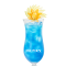 Blue Curaçao Pure Cane Sugar Martini