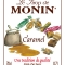 MONIN Caramel syrup label