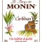 MONIN Caribbean syrup label