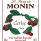 MONIN Cherry syrup label