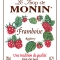 MONIN Raspberry syrup label