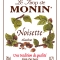 MONIN Hazelnut syrup label