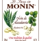 MONIN Macadamia Nut syrup label