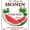 MONIN Watermelon syrup label